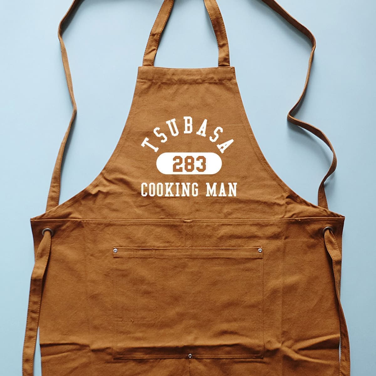 TYPO_キャンバスエプロン_キャメル