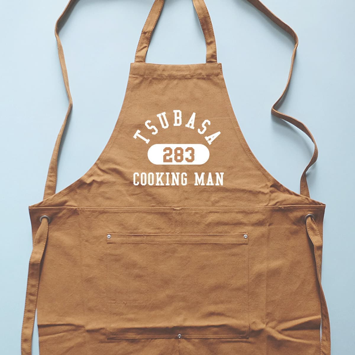 TYPO_キャンバスエプロン_キャメル