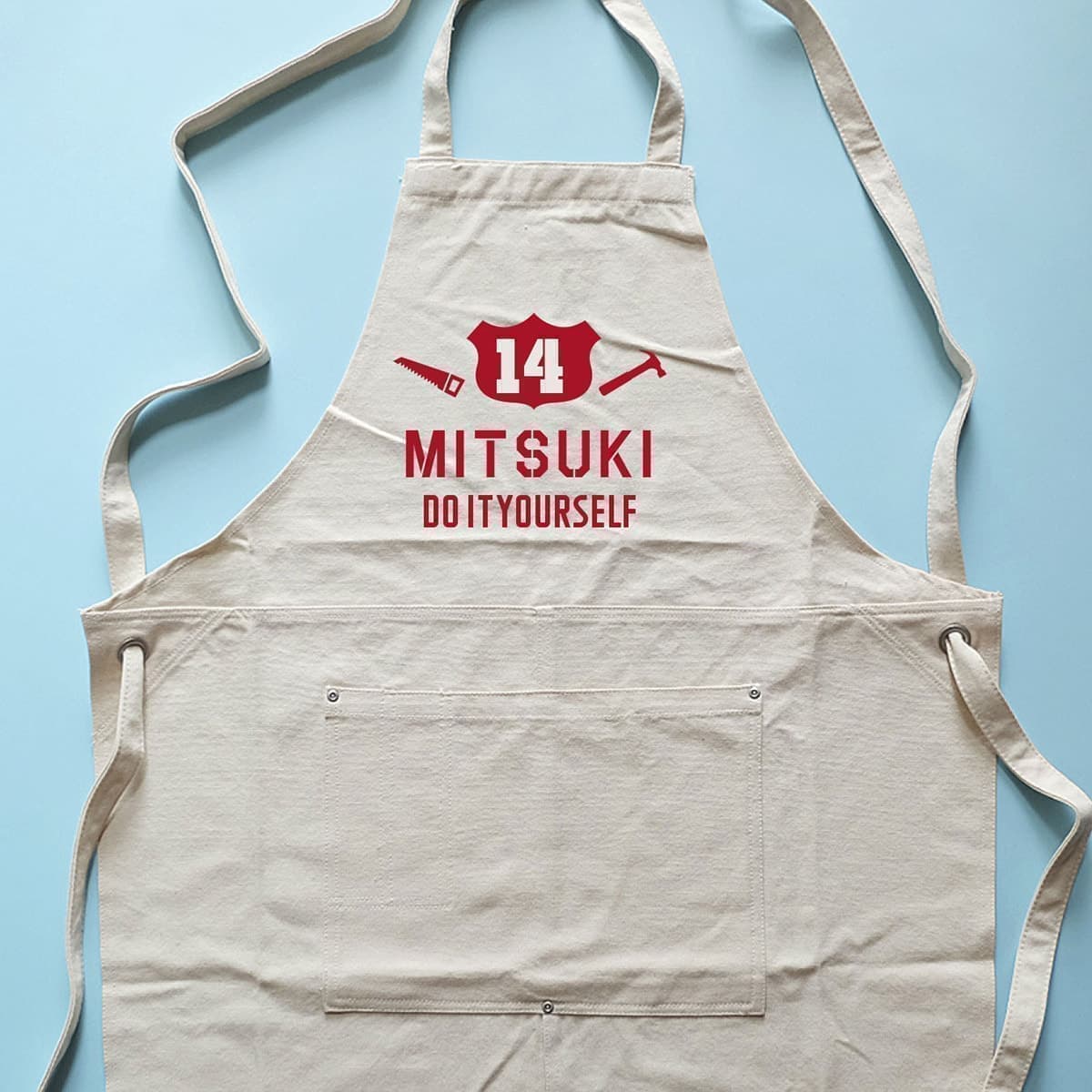 TYPO_キャンバスエプロン_ナチュラル