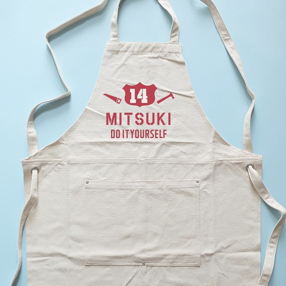 TYPO_キャンバスエプロン_ナチュラル