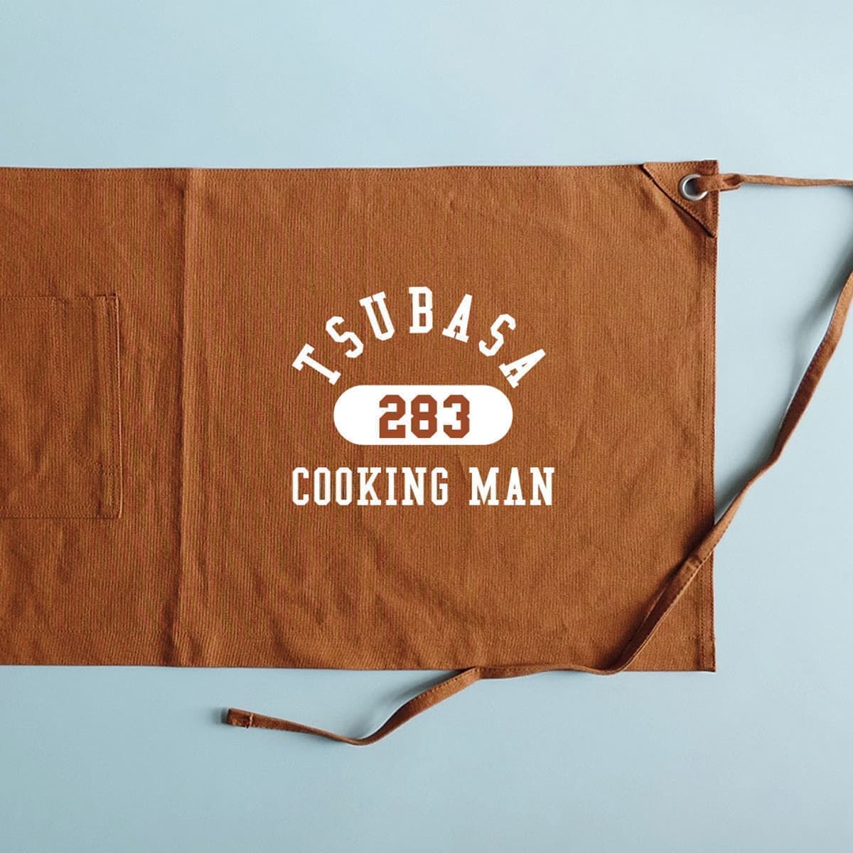 TYPO_キャンバスエプロン_キャメル