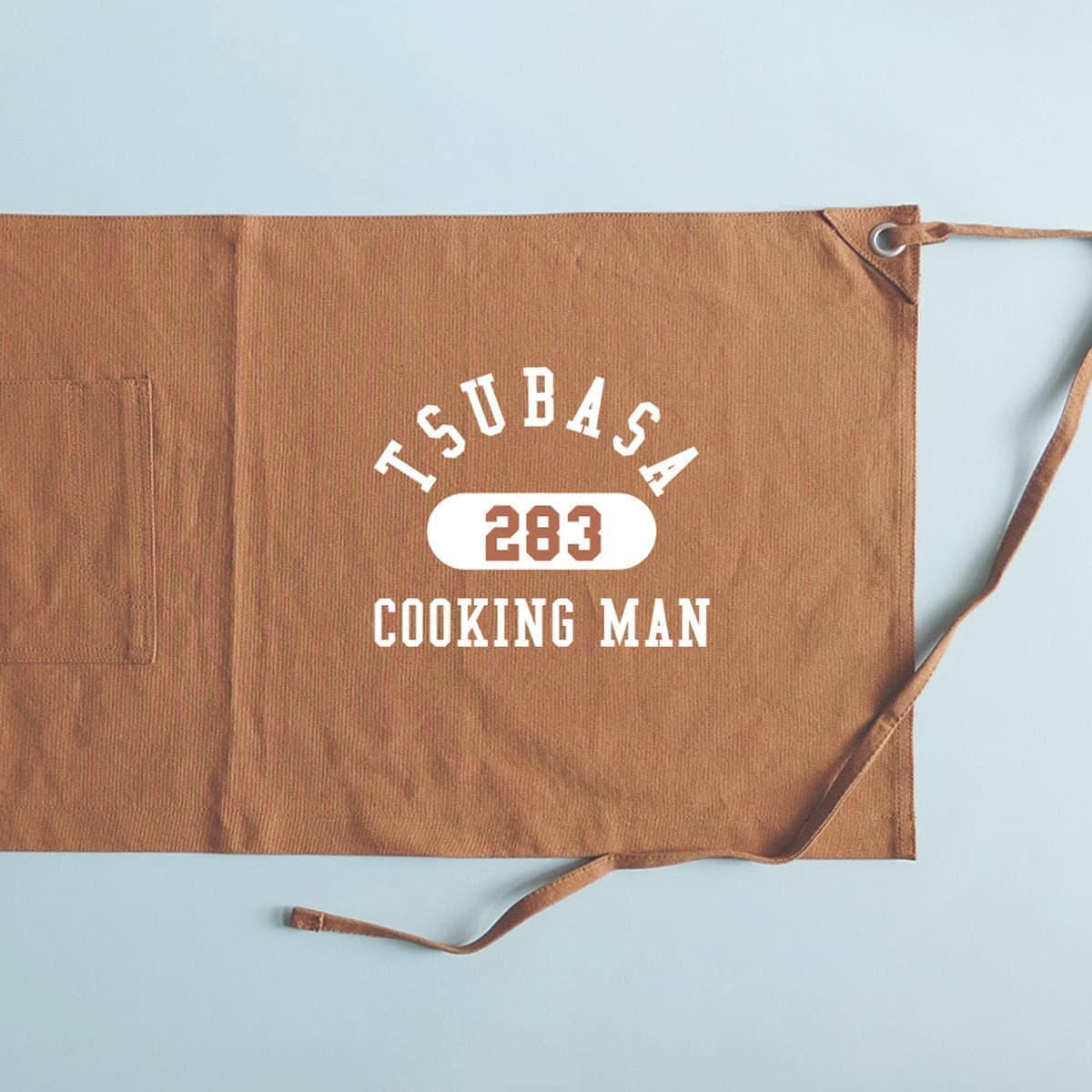 TYPO_キャンバスエプロン_キャメル